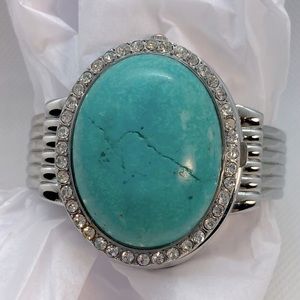 Jenoa Turquoise Watch Cuff Bracelet